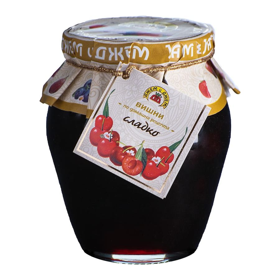 Сладко от вишни Джем и Джем в буркан 360 г